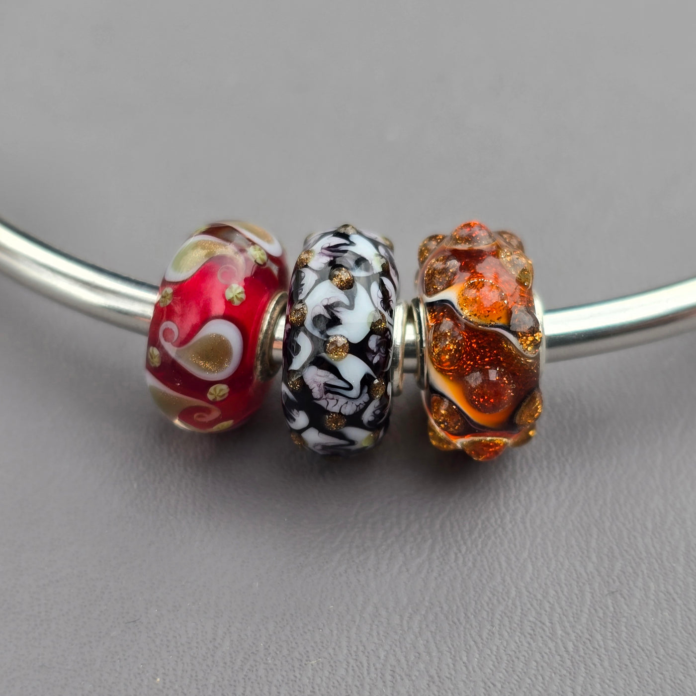 Cranberry Marble Trio