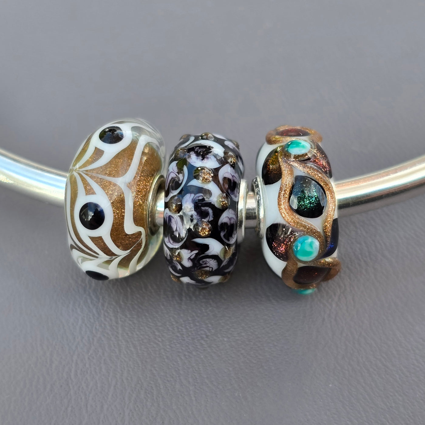 Marbled Ornament Trio