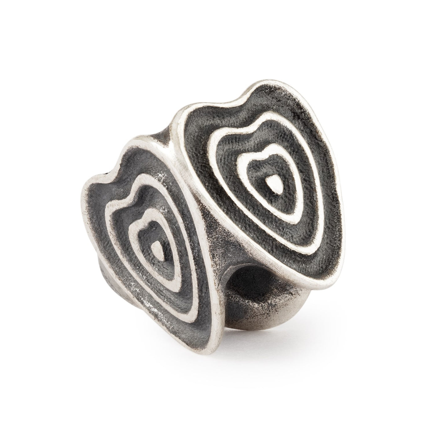 Heart Ripples, Silver Bead