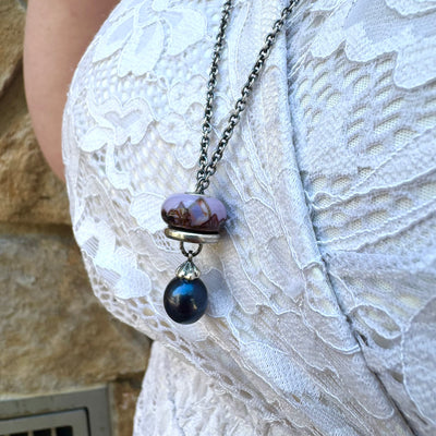 Purple Mountain Fantasy Necklace