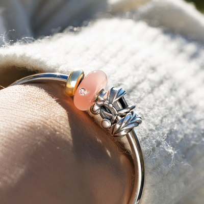 Pink for a Girl Bangle