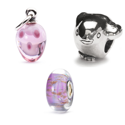 Festive Purple Dot Trio