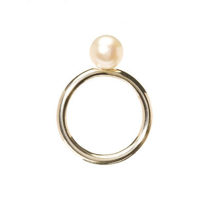 Pearl Ring, White