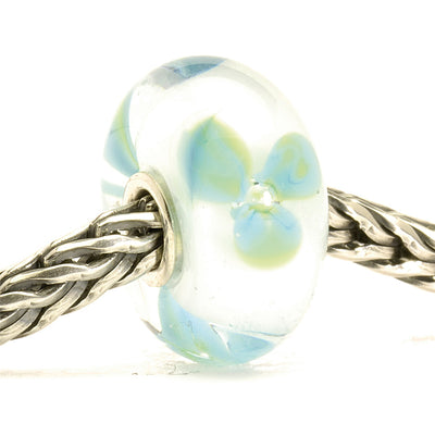 Ice Blue Flower Bead