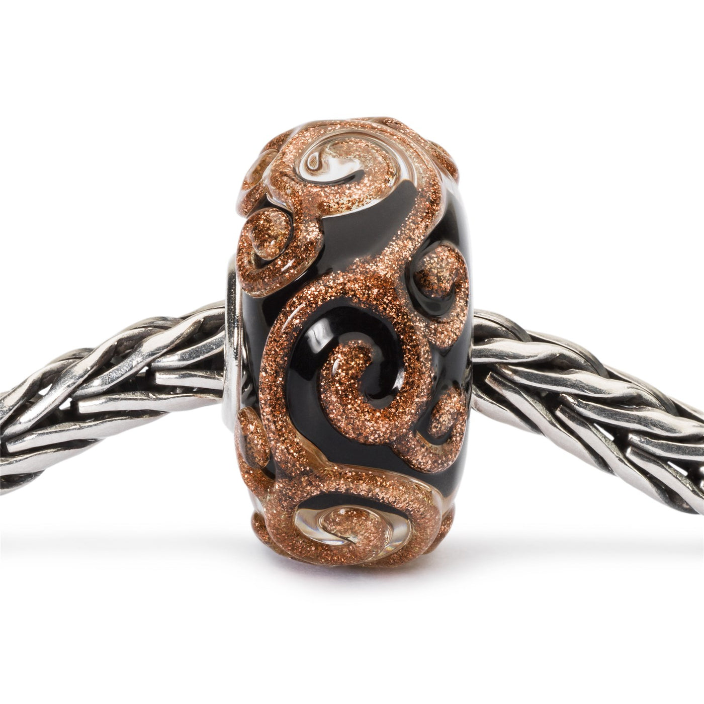 Golden Swirl Bead