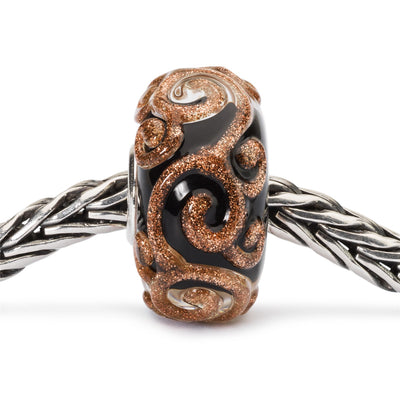 Golden Swirl Bead