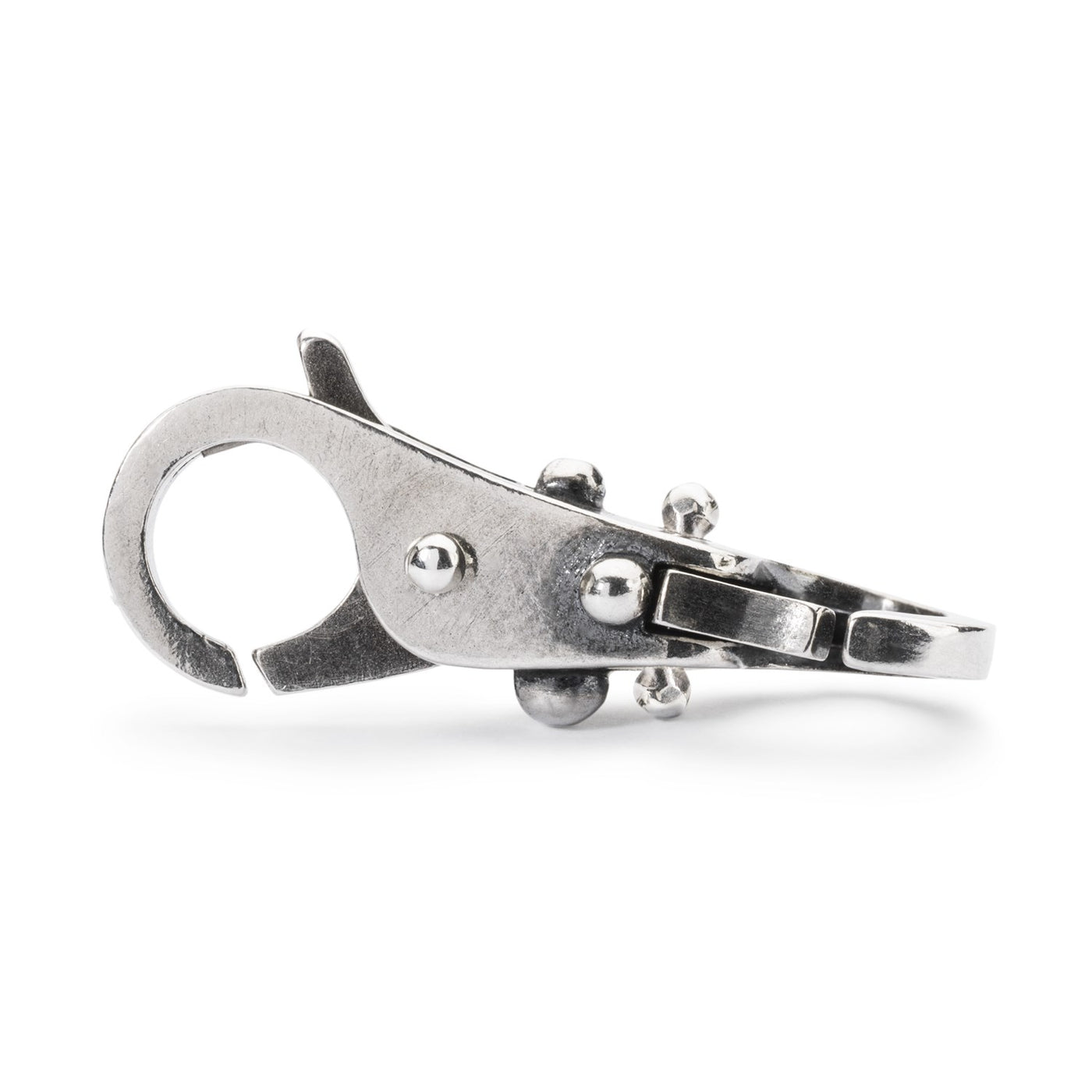 Leather Bracelet Black/Grey with Black Onyx and Sterling Silver Bead