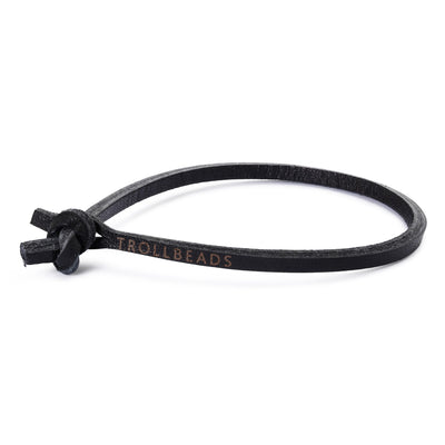 Dancing Dragons Silver/Gold on Black Leather Bracelet