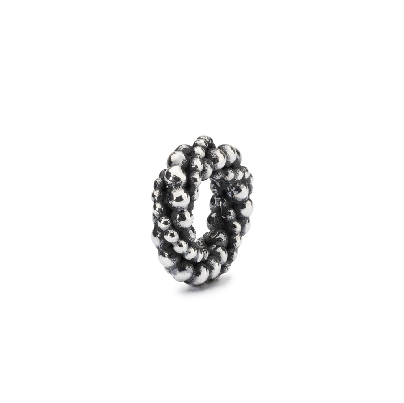 Life Circle - a sterling silver bead with a circular design, symbolizing the never-ending cycle of life in your jewelry collection.