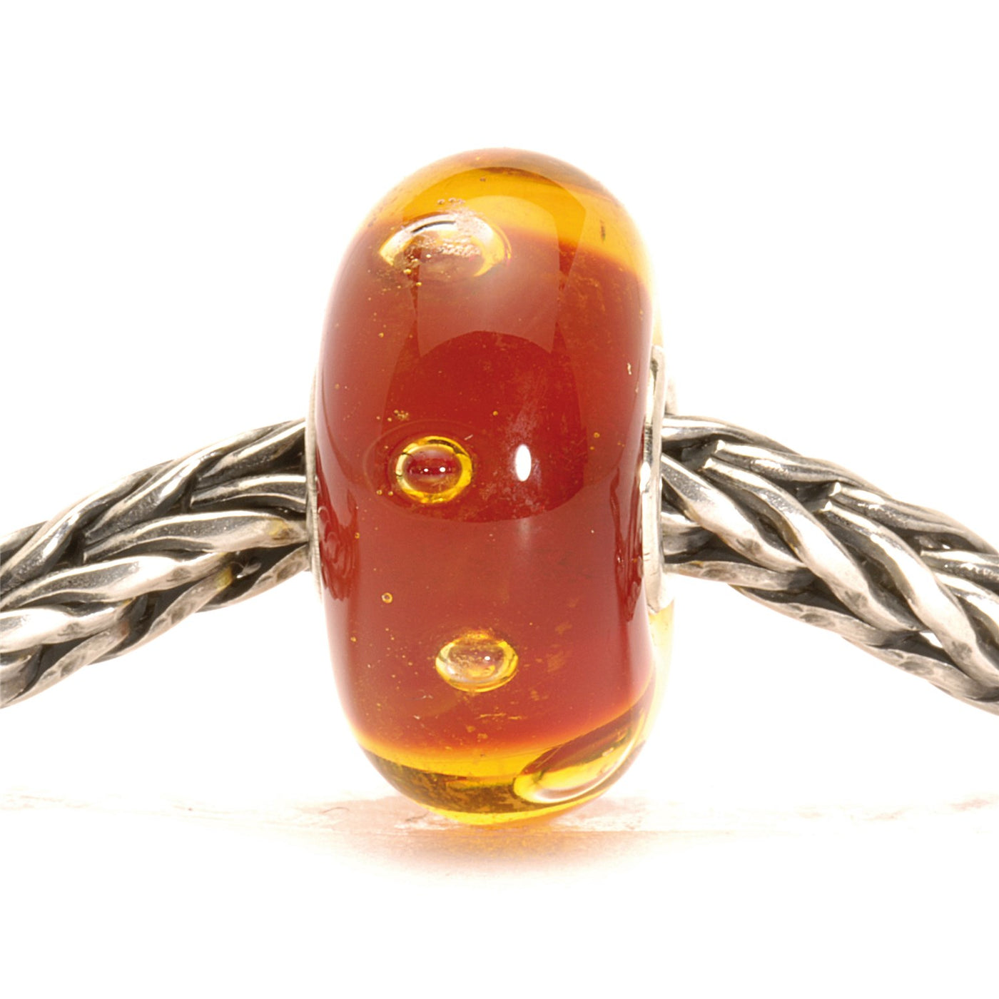 Red Bubbles Bead