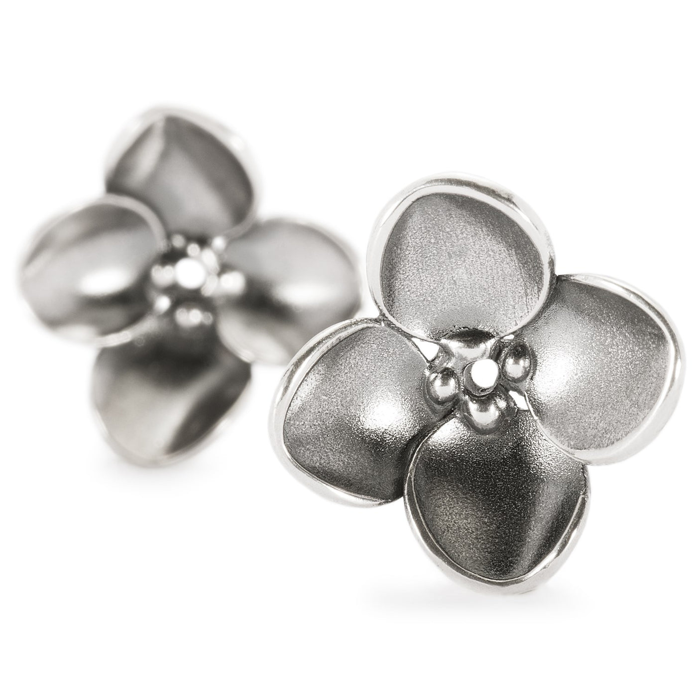 Hanging Hydrangea Earrings with Silver Earring Hooks