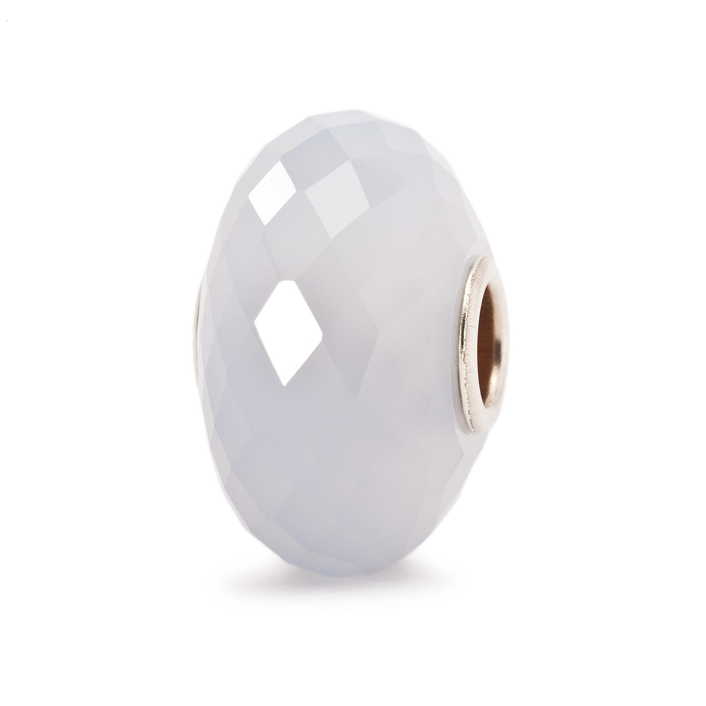 Faceted Chalcedony Bead