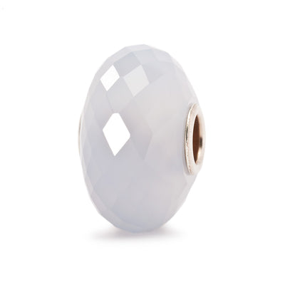 Faceted Chalcedony Bead