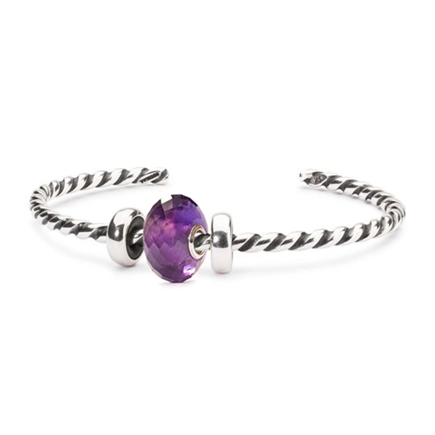 Amethyst Twisted Bangle
