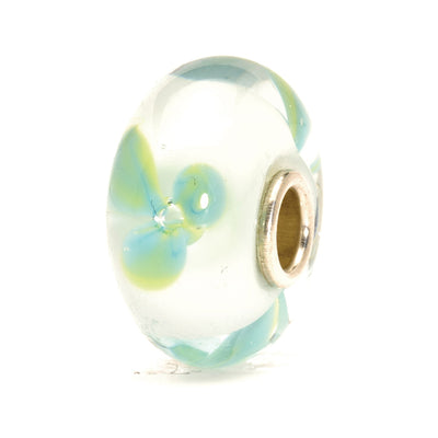 Ice Blue Flower Bead