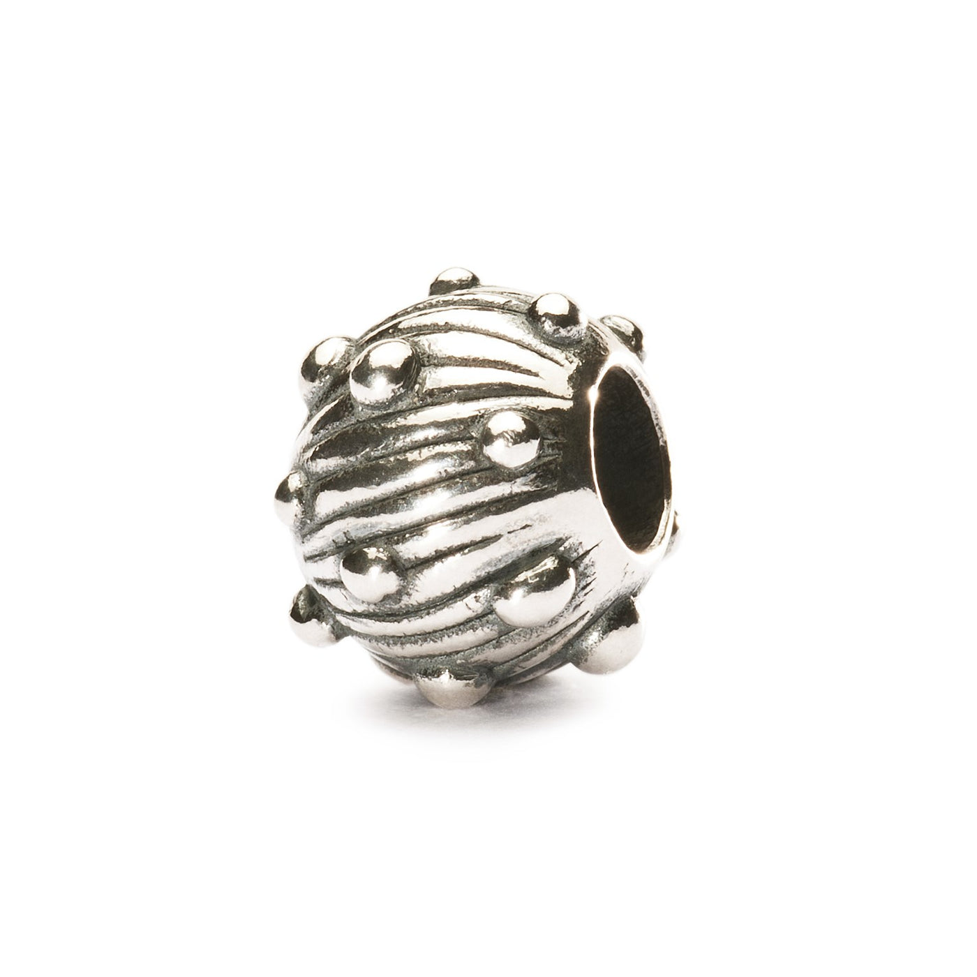 Silver Sea Urchin Bead