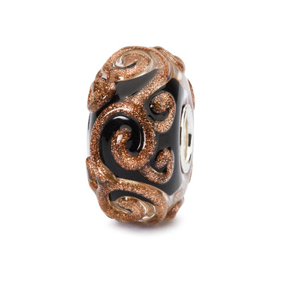 Golden Swirl Bead