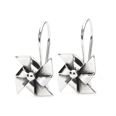 Origami Mill Earrings with Silver Earring Hooks