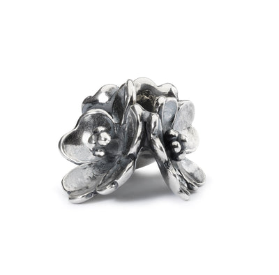 Silver 'Apple Blossom' pendant with a delicate apple blossom flower design, symbolizing spring and new beginnings.